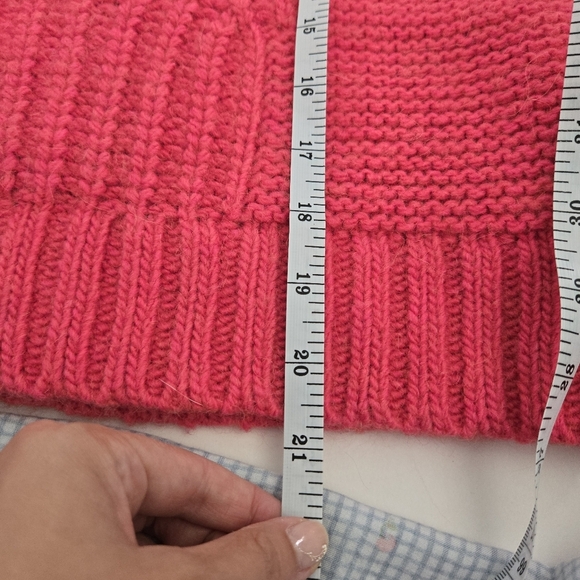 Banana Republic italien merino wool alpaca blend knit sweater turtle neck sz M - Picture 6 of 6